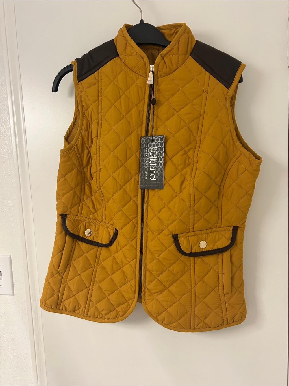 Quilted Mustard Women's Vest